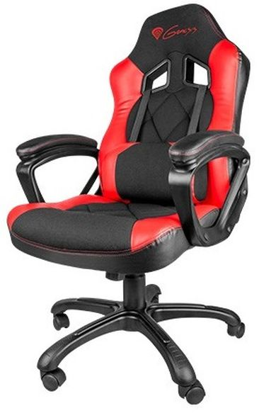 Žaidimų kėdė Genesis Nitro 330 Gaming Chair, Juoda-raudona