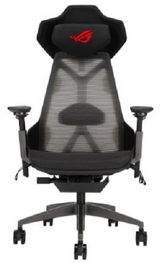 Žaidimų kėdė ASUS ROG Destrier Ergo, Juoda