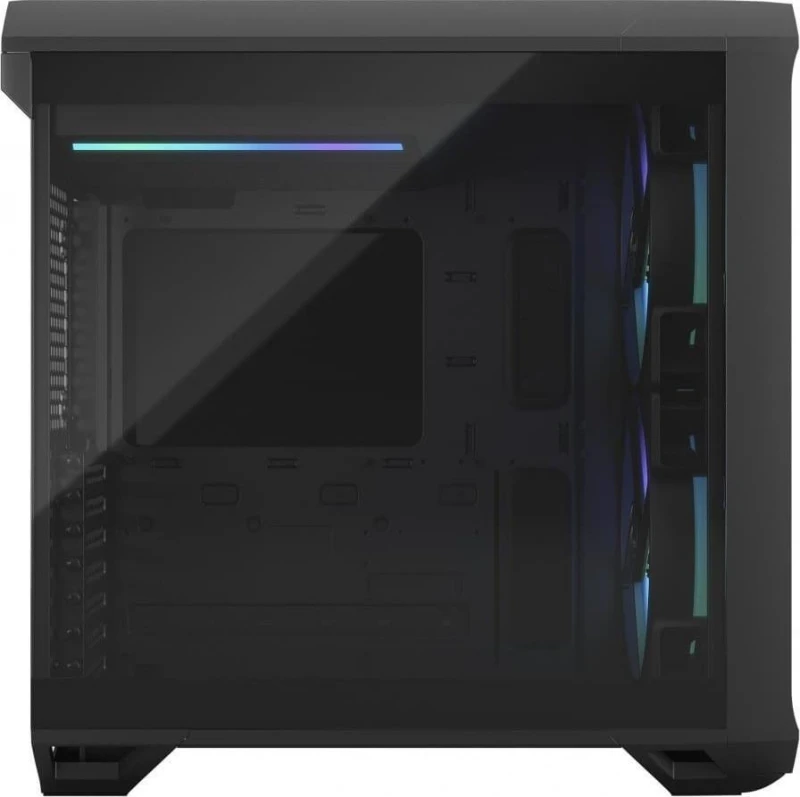 Fractal Design Fraktalų dizainas | Torrent kompaktiškas RGB TG šviesos atspalvis | Šoninis langas | Juodas | ATX