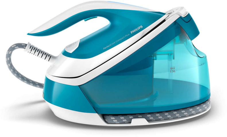 „Philips PerfectCare Compact Plus“ garų generatorius lygintuvas GC7920/20 Maksimalus 6,5 baro siurblio slėgis Iki 430 g garų pripūtimas 1,5 l