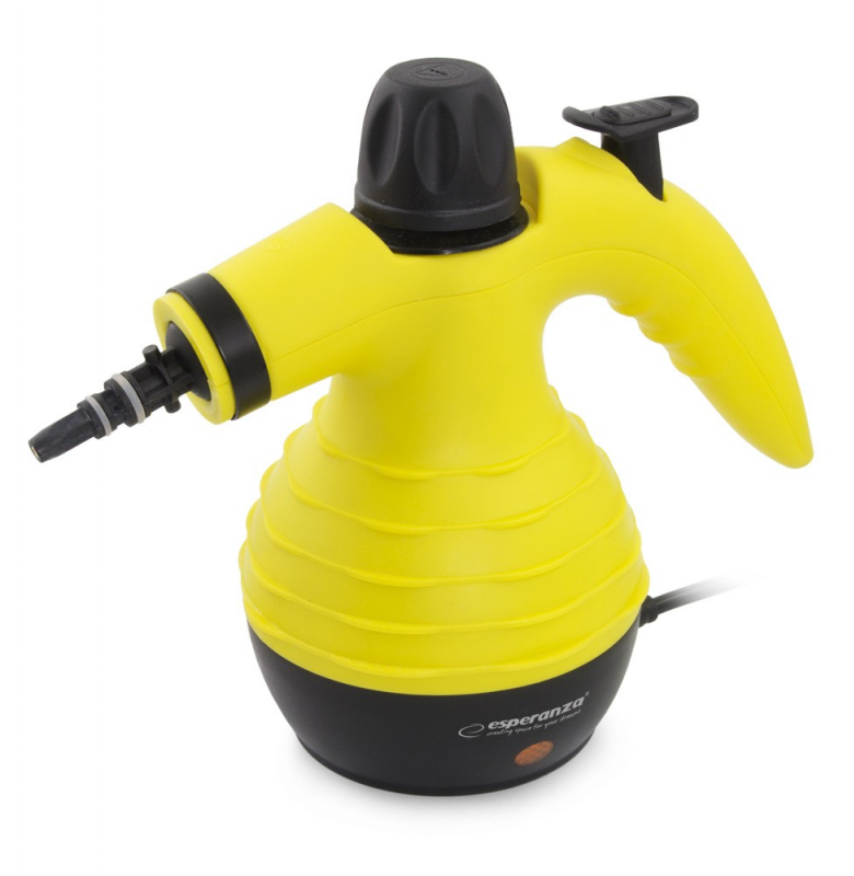 Nešiojamas Garų Valytuvas - Esperanza EHS001 900W, 0.35L, Geltonas