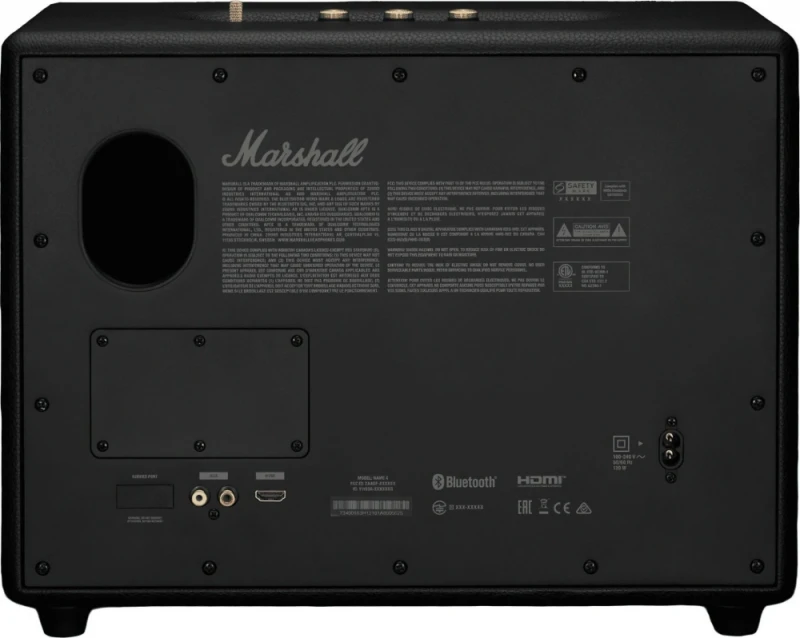 Garso kolonėlė Marshall Woburn III Bluetooth Juodos spalvos