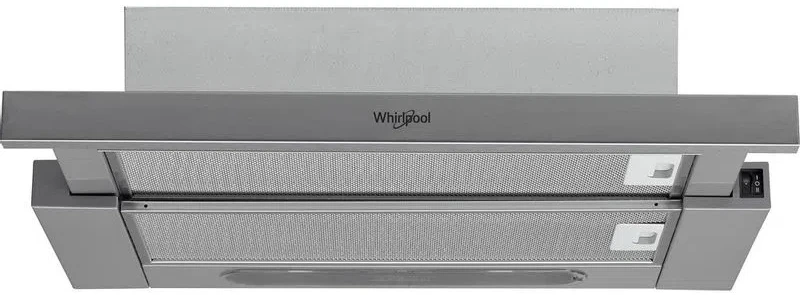 Whirlpool įmontuojamas virtuvės gartraukis - AKR 5390/1 IX (271 m3/h, 599mm, sidabrinės spalvos)