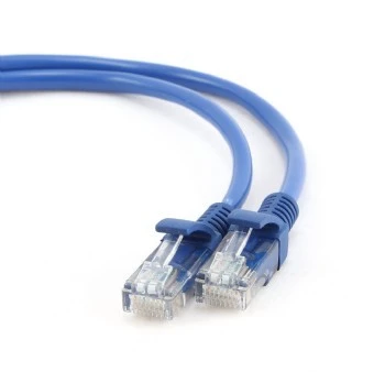 GEMBIRD PP12-0.25M/B Gembird patchcord RJ45, cat.5e, UTP, 0.25m, mėlynas