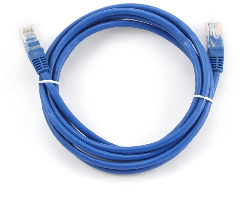 GEMBIRD PP12-2M/B Gembird patchcord RJ45, kat.5e, UTP, 2m, mėlynas