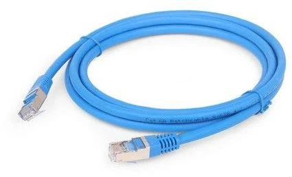 GEMBIRD PP6A-LSZHCU-B-0,5M Gembird patchcord RJ45, kat. 6A,SFTP, LSZH, 0,5m, mėlynas