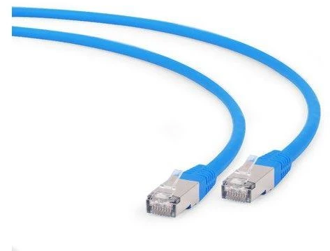GEMBIRD PP6A-LSZHCU-B-0,5M Gembird patchcord RJ45, kat. 6A,SFTP, LSZH, 0,5m, mėlynas