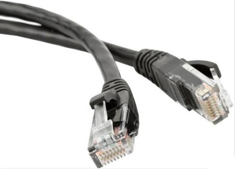 Gembird Cablexpert | Komutacinis laidas Cat.5e UTP 0.25m | Juodas RJ-45 | RJ-45