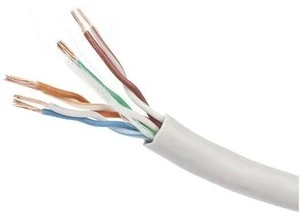GEMBIRD UPC-5004E-SOL/100 Gembird UTP tvirtas kabelis, kat. 5, CCA 100m (roll), pilka