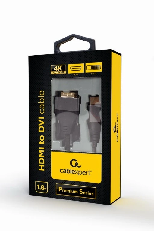 GEMBIRD HDMI į DVI kabelis Premium Series 1,8m