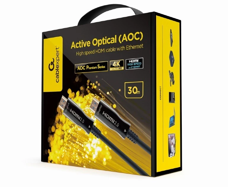 GEMBIRD Active Optical AOC Didelės spartos HDMI laidas su Ethernet AOC Premium Series 30m