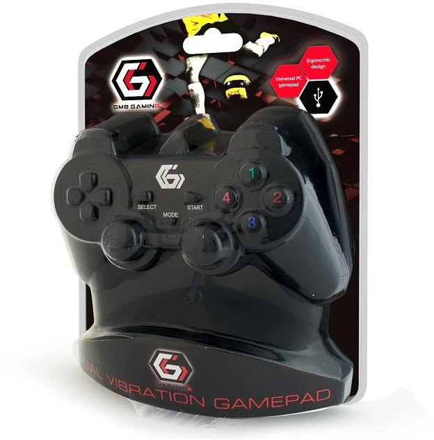 GEMBIRD JPD-UDV-01 Gembird PC USB dvigubos vibracijos žaidimų pultelis JPD-UDV-01