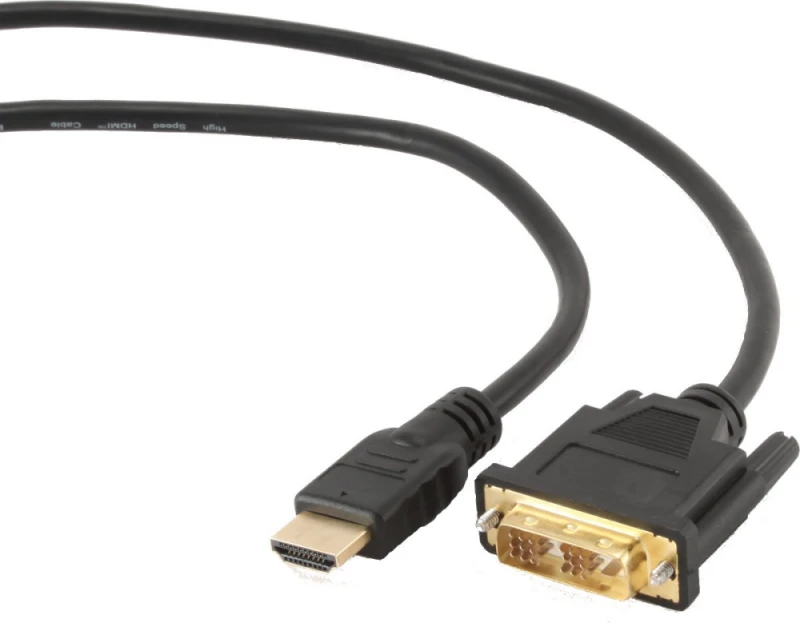 GEMBIRD CC-HDMI-DVI-15 HDMI-DVI kištukas-kištukas kabelis su auksinėmis jungtimis, 4,5 m, urmu pakuotė