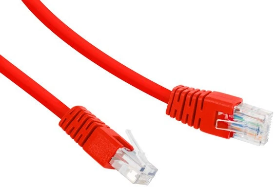 GEMBIRD PP6U-1M/R UTP Cat6 Patch laidas 1m raudonas