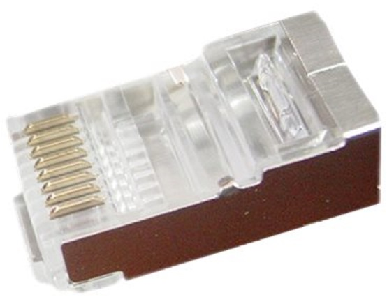 GEMBIRD LC-PTF-01/50 Gembird Universalus praėjimo modulinis FTP kištukas 8P8C, 50 vnt., tvirtas ir suvytas