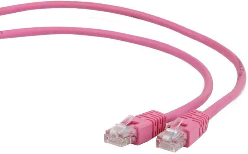 GEMBIRD PP12-0.5M/RO Gembird patchcord RJ45, cat.5e, UTP, 0.5m, rožinė