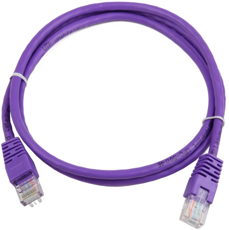 GEMBIRD kabelio pataisos laidas CAT6 ekranuotas FTP 0,5 m, violetinė