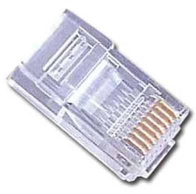 GEMBIRD PLUG3UP6/100modulinis LAN kištukas 6u auksinis padengtas - rinkinyje 100 vnt.