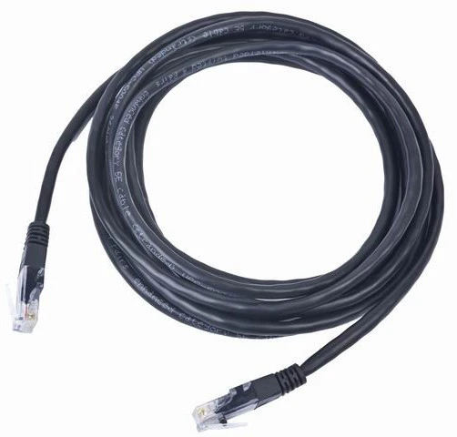 Gembird Cablexpert | PP12-2M kabelis | Juodas RJ-45 | RJ-45