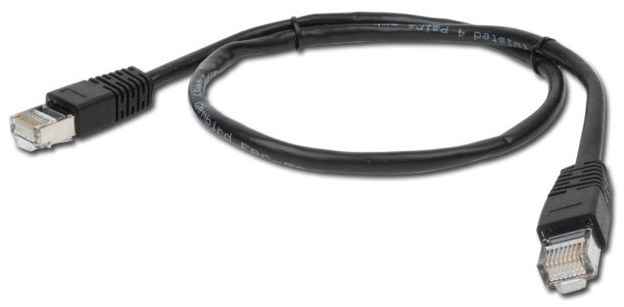 GEMBIRD PP22-2M/BK Gembird patchcord RJ45, cat.5e, FTP, 2m, juodas