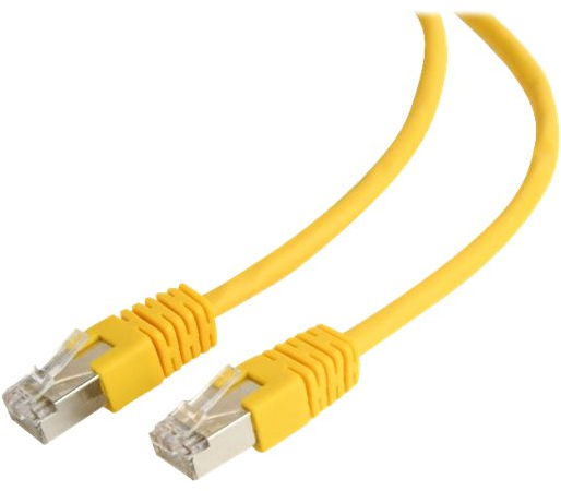 GEMBIRD PP6-0,25M/Y Gembird patchcord RJ45, kat. 6, FTP, 0,25 m, geltona