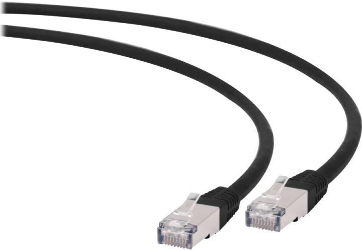 GEMBIRD PP6A-LSZHCU-BK-2M Gembird patchcord RJ45, kat. 6A,SFTP,LSZH,2m,juodas