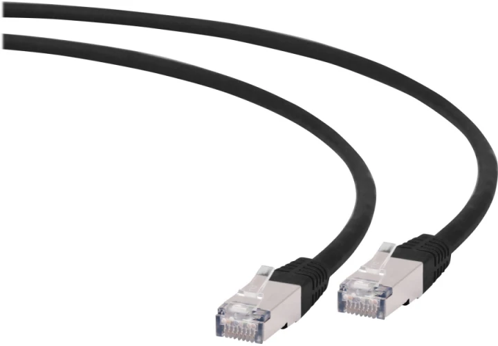 GEMBIRD PP6A-LSZHCU-BK-5M Gembird patchcord RJ45, kat. 6A,SFTP, LSZH, 5m, juodas