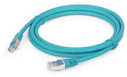 GEMBIRD PP6A-LSZHCU-G-1M Gembird patchcord RJ45, kat. 6A,SFTP, LSZH, 1m, žalias