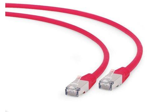 GEMBIRD PP6A-LSZHCU-R-0,5M Gembird patchcord RJ45, kat. 6A,SFTP, LSZH, 0,5m, raudona
