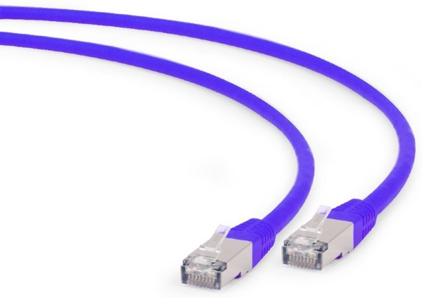 GEMBIRD PP6A-LSZHCU-V-1M Gembird patchcord RJ45, kat. 6A,SFTP, LSZH, 1m, violetinė