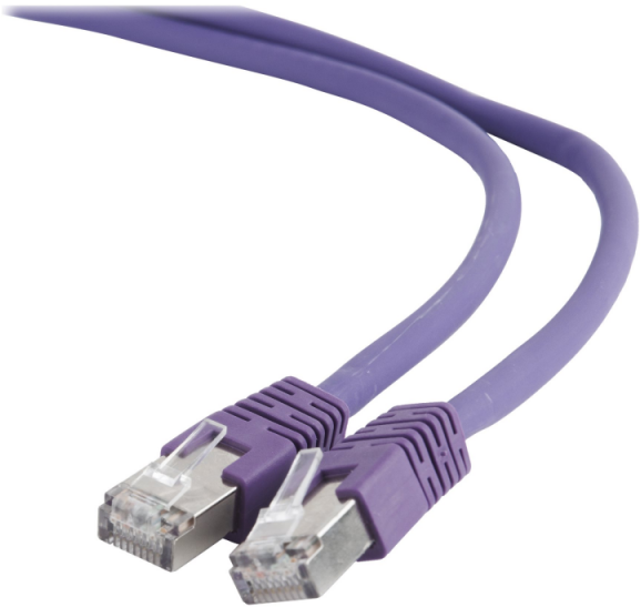 GEMBIRD PP6A-LSZHCU-V-2M Gembird patchcord RJ45, kat. 6A, SFTP, LSZH, 2m, violetinė