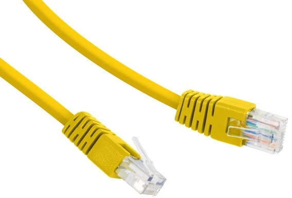 GEMBIRD PP6U-1M/Y Gembird UTP Cat6 Patch laidas, 1 m, geltonas
