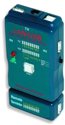 GEMBIRD NCT-2 Gembird kabelių testeris RJ-45, RJ-11, UTP, STP, USB AA/AB