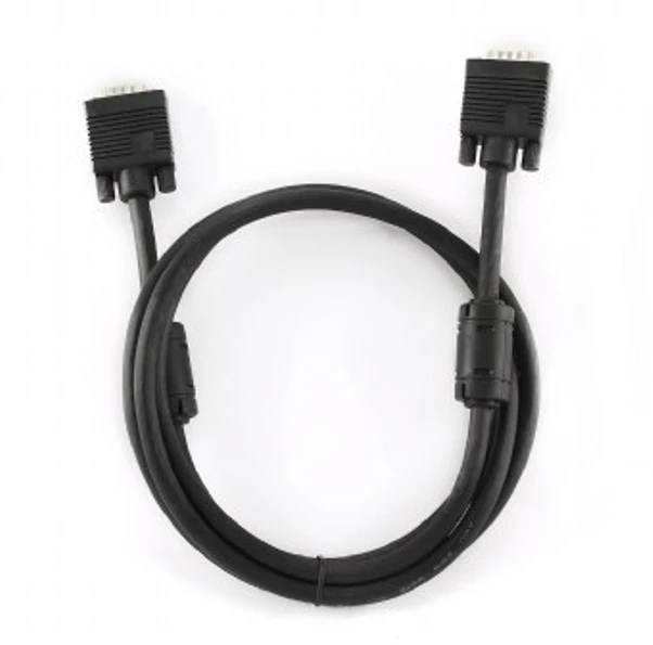 GEMBIRD CC-PPVGAX-10-B Gembird Premium VGA-Ext. HD15m/HD15f dvigubai ekranuotas su 2 feritu, 3m, juodas
