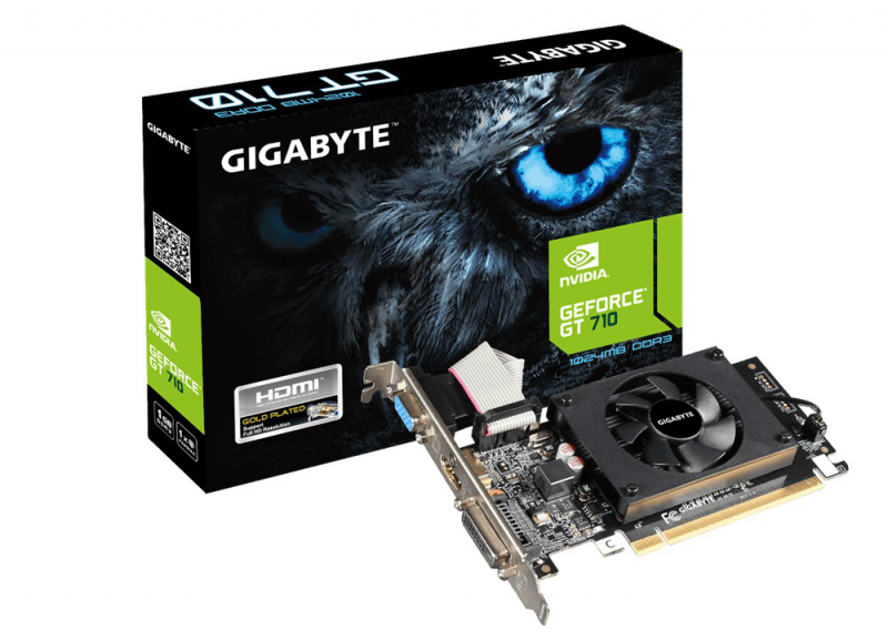 Gigabyte Vaizdo plokštė GeForce GT 710