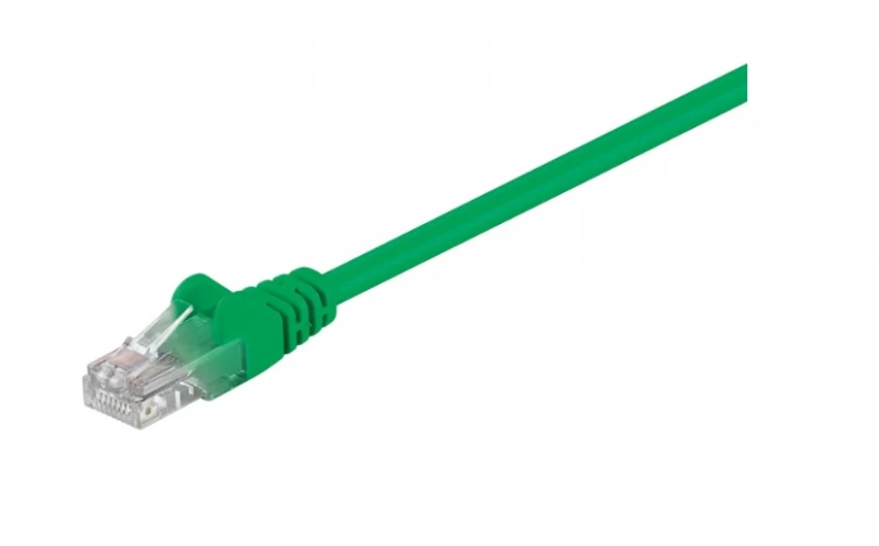 Goobay Patchcord U/UTP Cat. 5e CCA žalias 2m (68358)