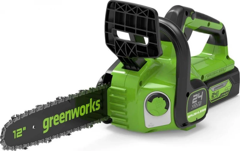Akumuliatorinis grandininis pjūklas Greenworks GD24CS30 (be akumuliatoriaus ir kroviklio)