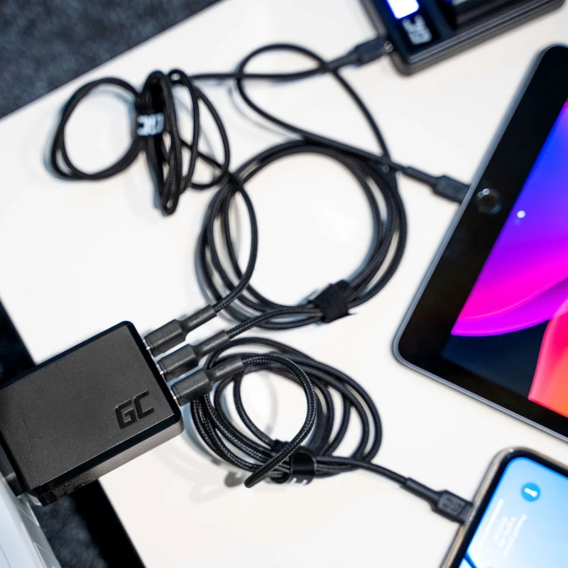 Green Cell Žalias Cell GREENCELL ChargeSource 3 3xUSB 30W sieninis adapteris Ultra Charge ir Smart Charge