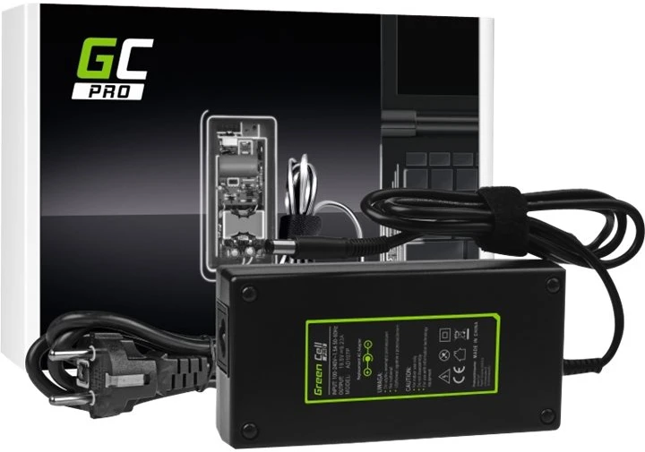 Green Cell Žalias Cell Nešiojamojo kompiuterio įkroviklis Žalias Cell PRO 19.5V 9.23A 180W Dell Latitude E5510 E7240