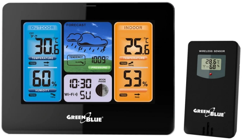 GreenBlue GB215 Meteorologinė stotelė su išoriniu jutikliu