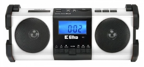 Eltra Radijo imtuvas MAJA USB baltas