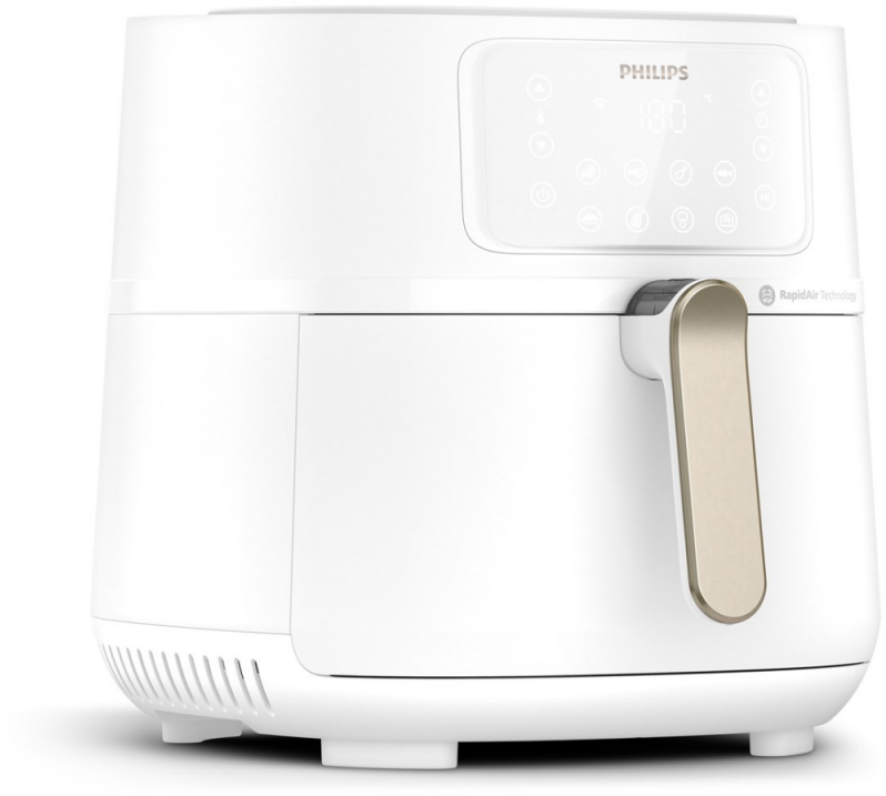 Philips 5000 Series HD9285/00 gruzdintuvė vienvietė 7,2 l 2000 W karšto oro gruzdintuvė Sidabrinis, Baltas