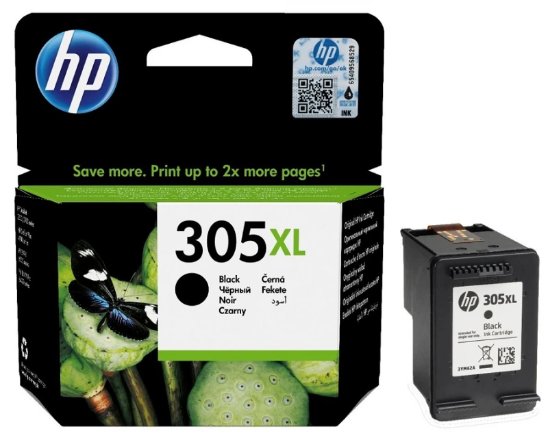 Hewlett Packard (HP) HP rašalo kasetė Nr. 305XL juodas, didelės talpos