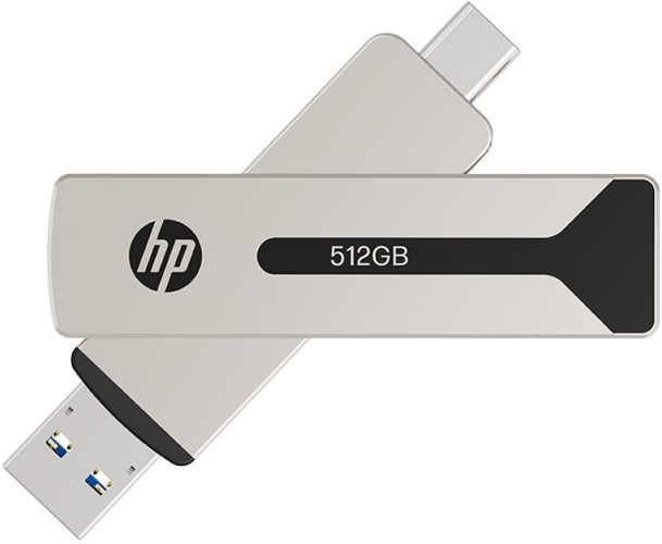 HP 512 GB USB-C/A 3.2 atmintinė