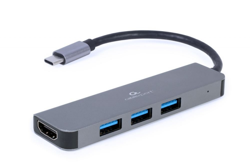 Gembird Cablexpert | USB tipo C 2 viename kelių prievadų adapteris (Hub + HDMI) | A-CM-COMBO2-01 | C tipo USB