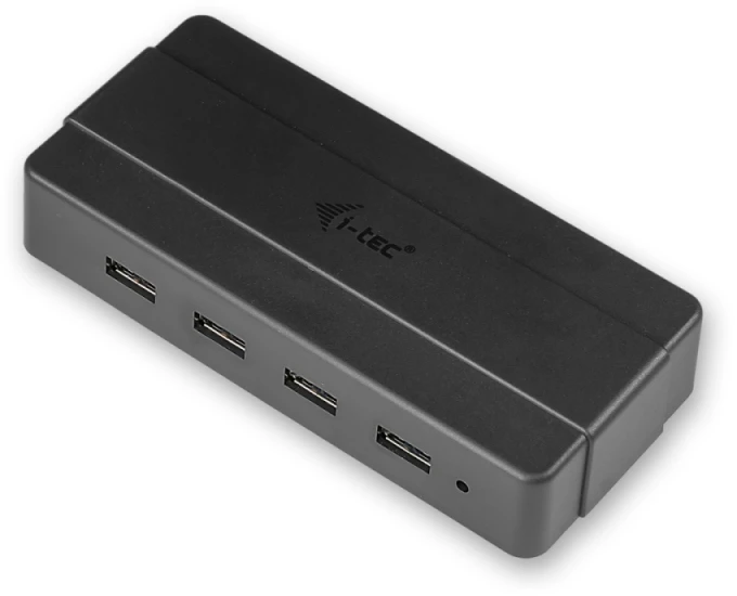 I-tec U3HUB445 sąsajos šakotuvas USB 3.2 Gen 1 (3.1 Gen 1) Type-B 5000 Mbit/ai Juoda
