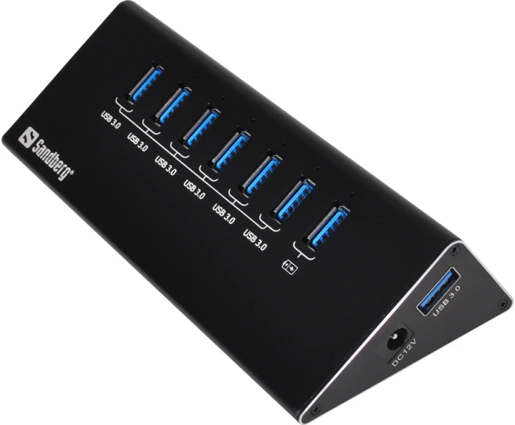 Sandberg USB 3.0 Hub 6+1 prievadai