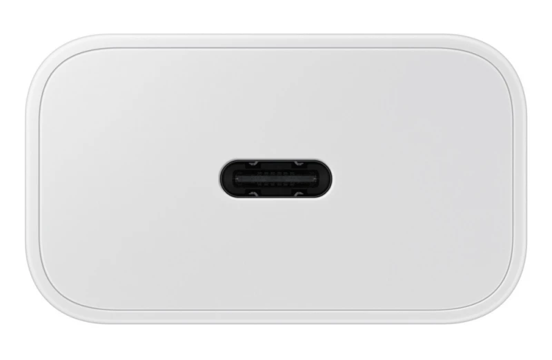 Įkroviklis Samsung EP-T2510XWEGEU 25W + USB-C kabelis baltas