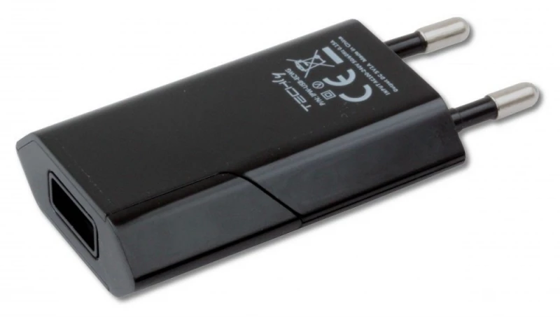 Techly IPW-USB-ECBKG mobiliojo įrenginio kroviklis Vidaus Juoda