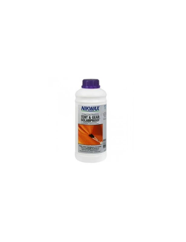 Nikwax TENT & GEAR Solar Proof 1 L hidroizoliacinis koncentratas, skirtas brezentiniams stogams